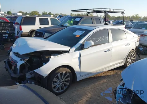 2017 Hyundai Sonata Sport из США, поврежденный, VIN 5NPE34AF2HH506127